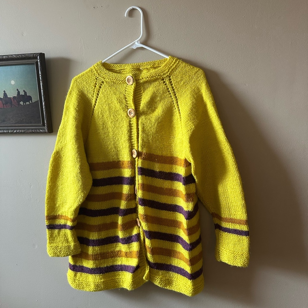 Vintage Hand knit Cardigan